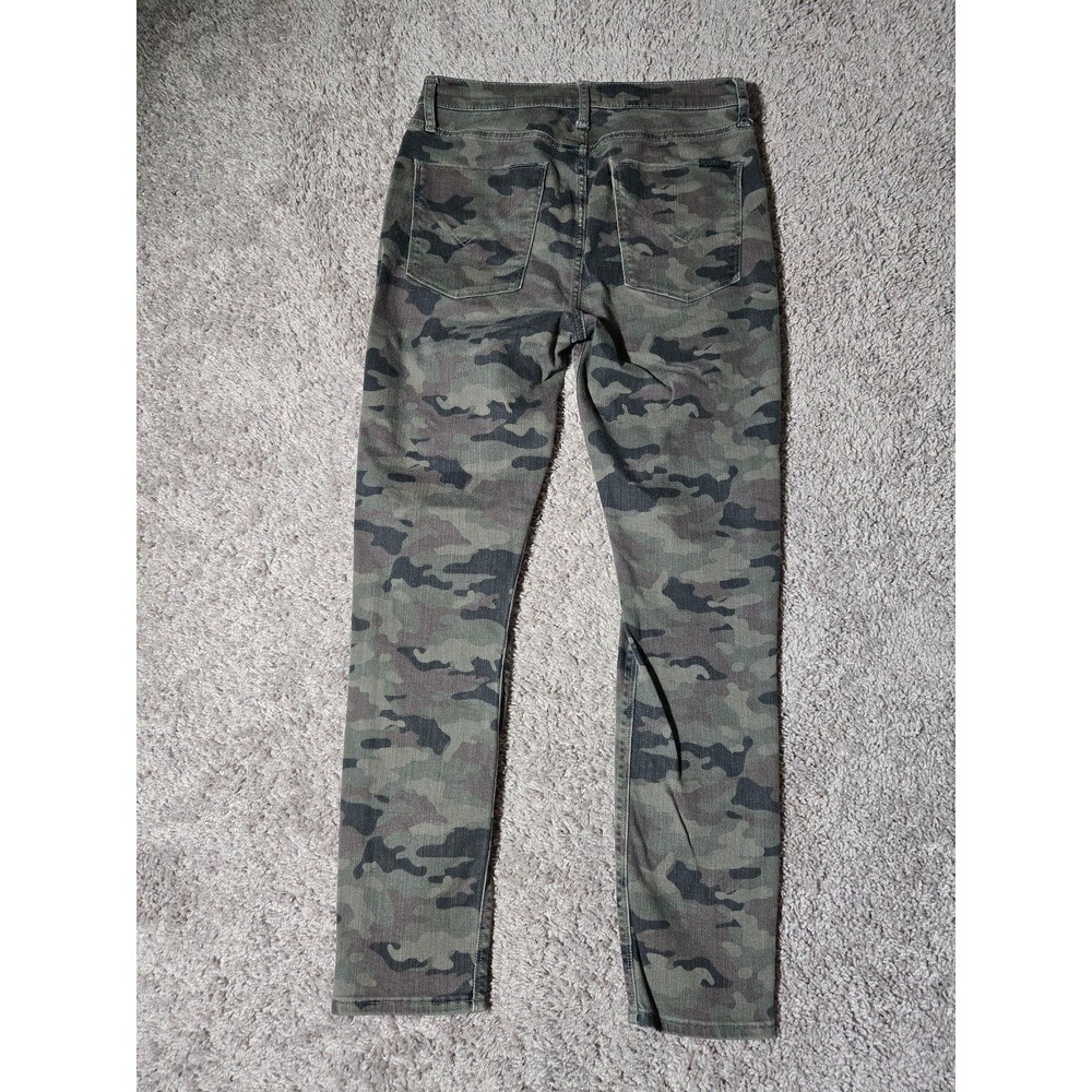 Hudson Barbara Skinny Fit High Waisted Camo Jeans Green Brown Women's 29 - Picture 2 of 7